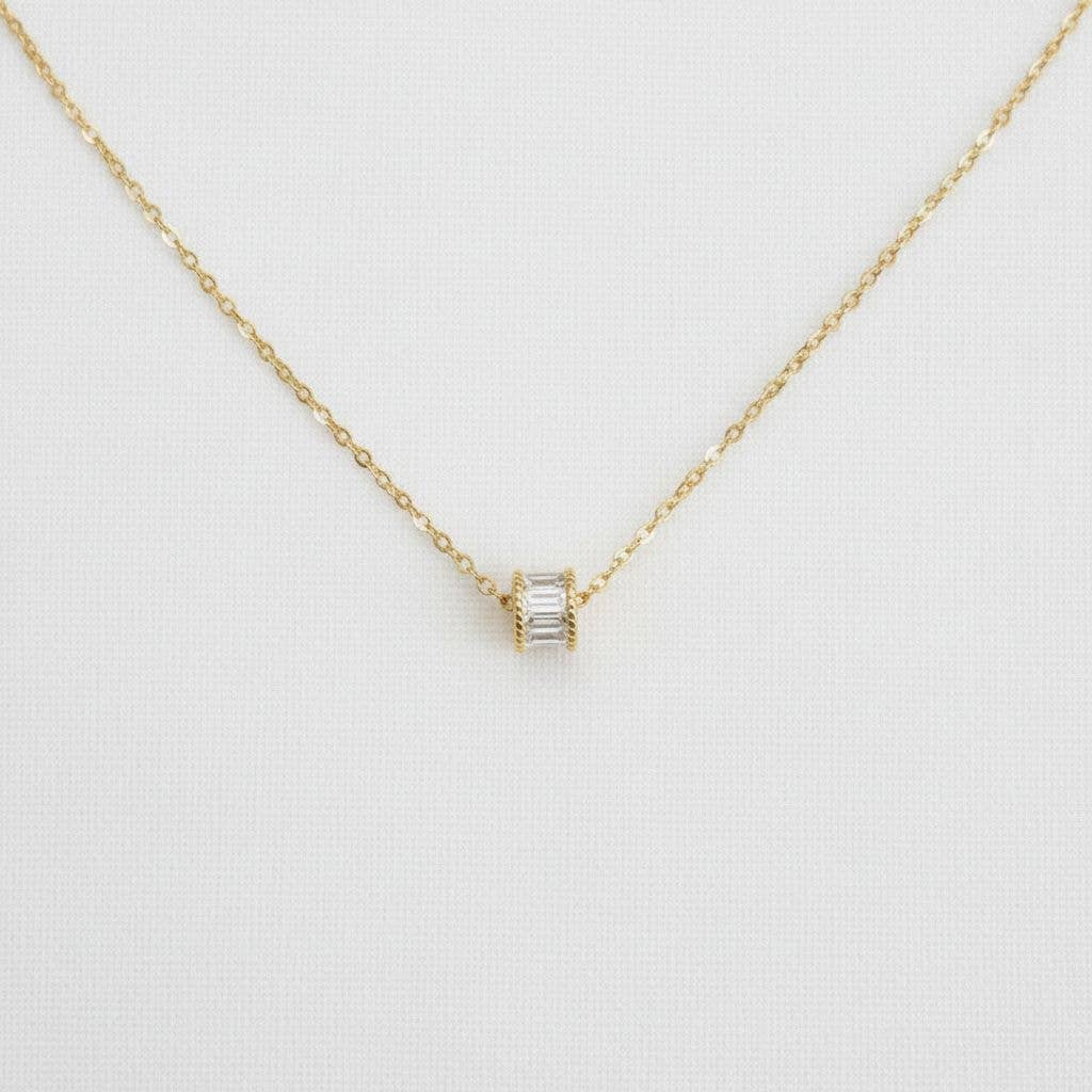 Cubic Zirconia Pendant Necklace