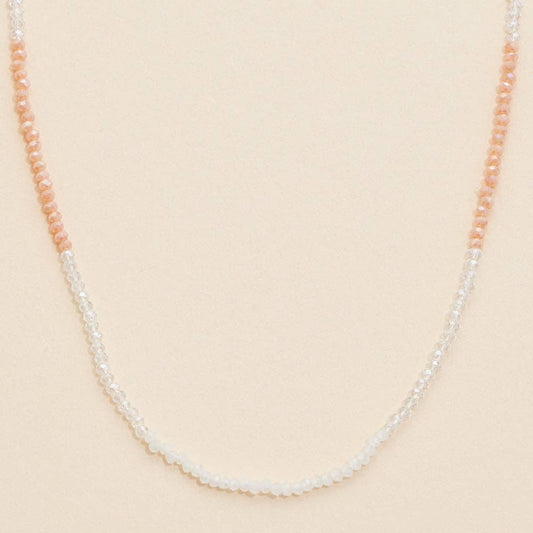 Short Glass Beaded Necklace