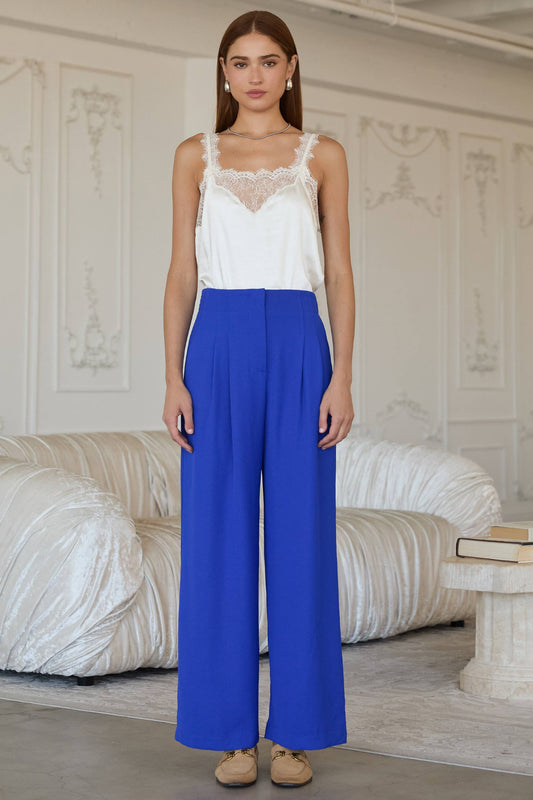 Recycled Poly Wide Leg Pants
