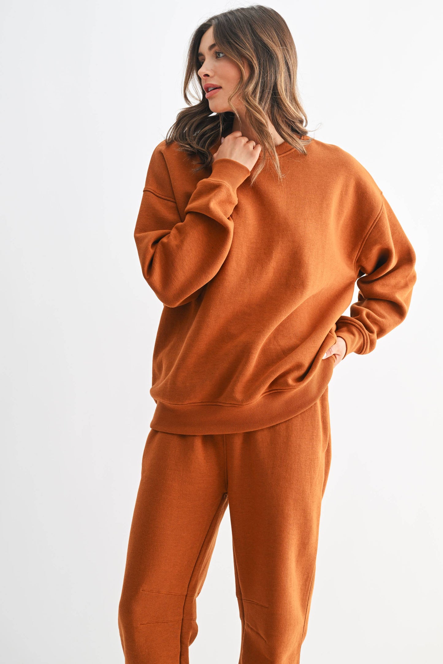 Oversized Fleece Sweatshirt