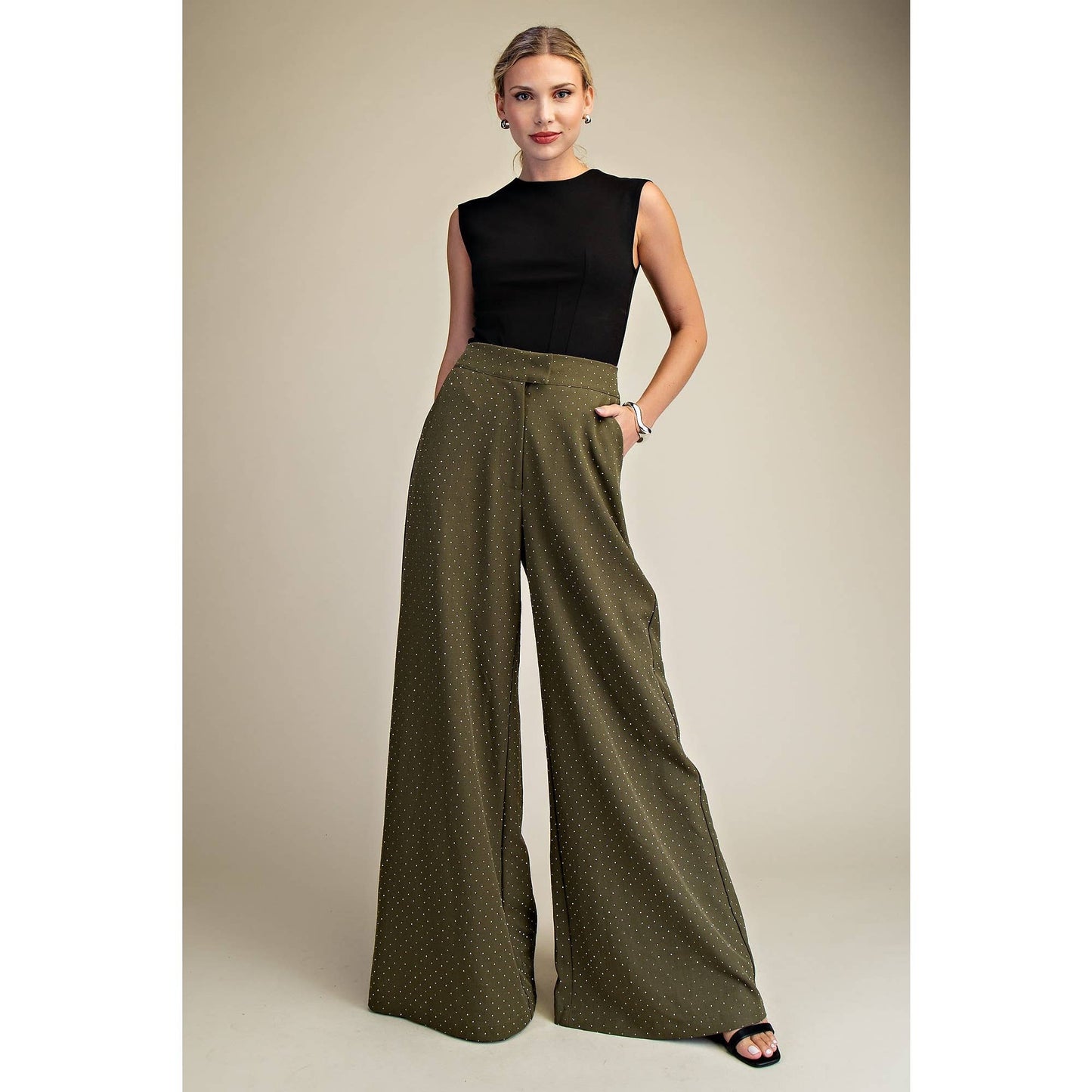 High Waist Wide Pants