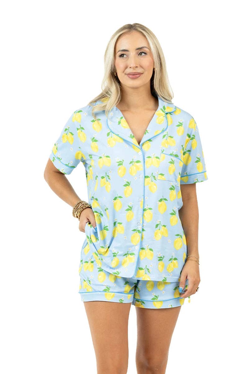 Zesty Lemons Wholesale Pajama Sets