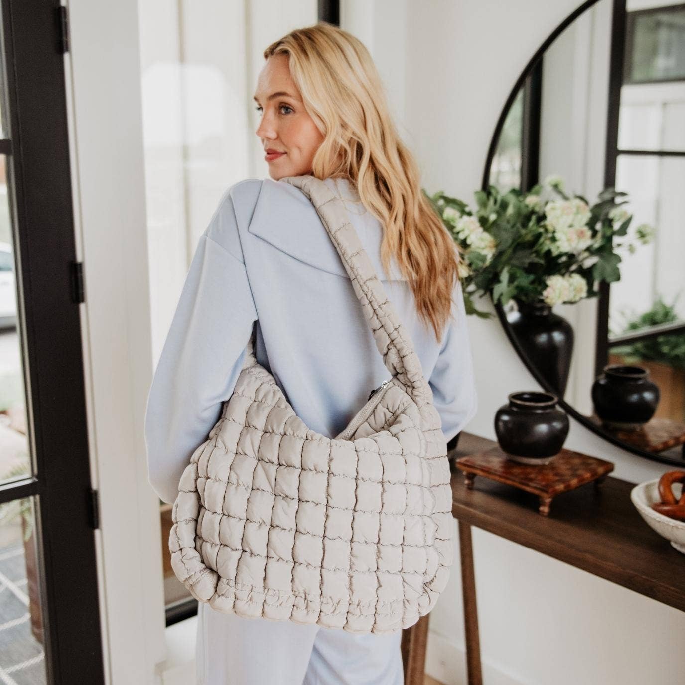 Sand Wholesale Oversized Hobo Bag