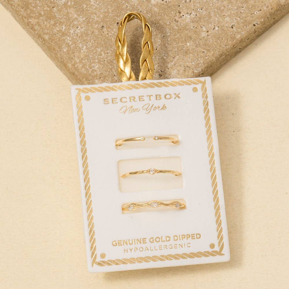 Secret Box Dainty Rings Set