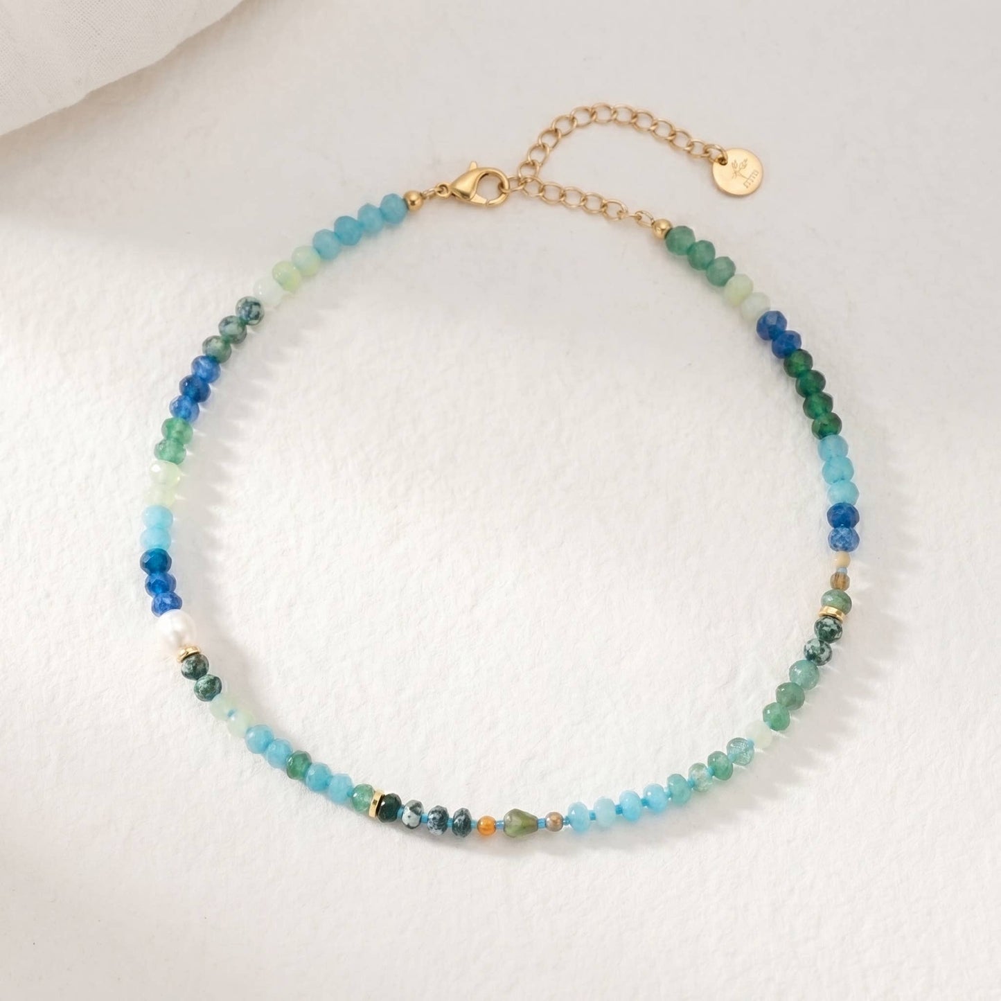 Azure Jade Glow Necklace
