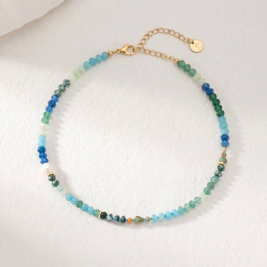 Azure Jade Glow Necklace