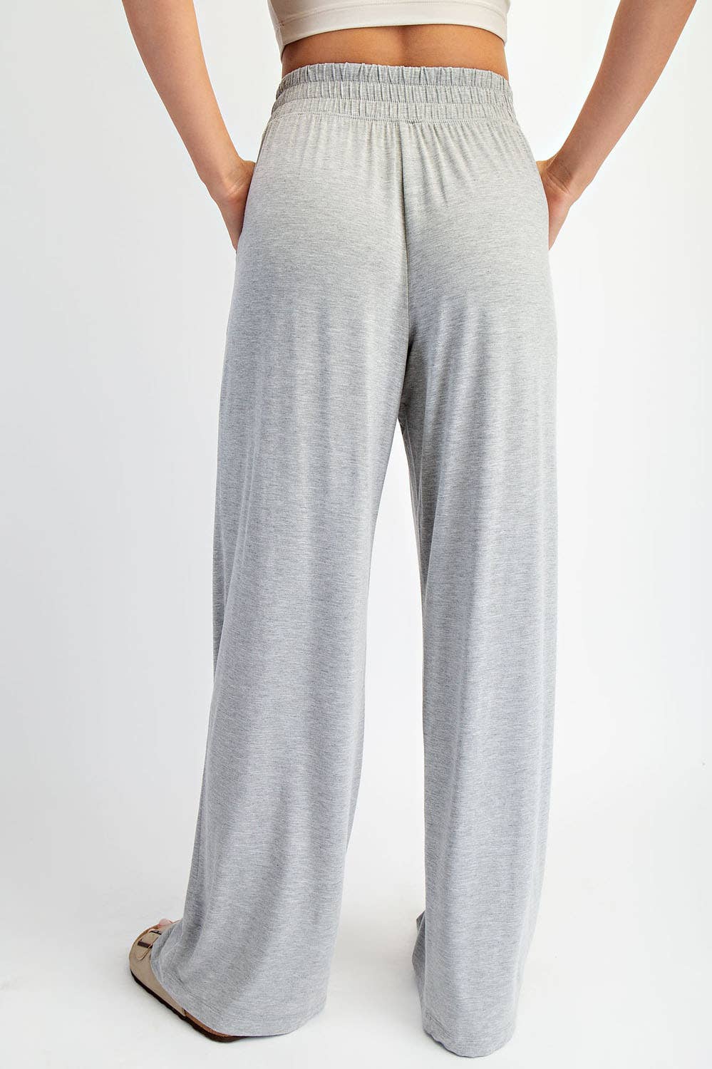 VISCOSE MODAL WIDE LEG PANT