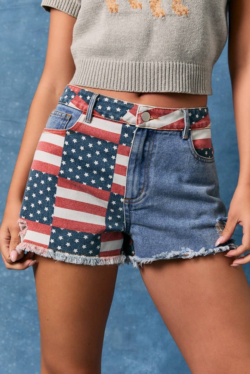 USA LOW-RISE SHORTS