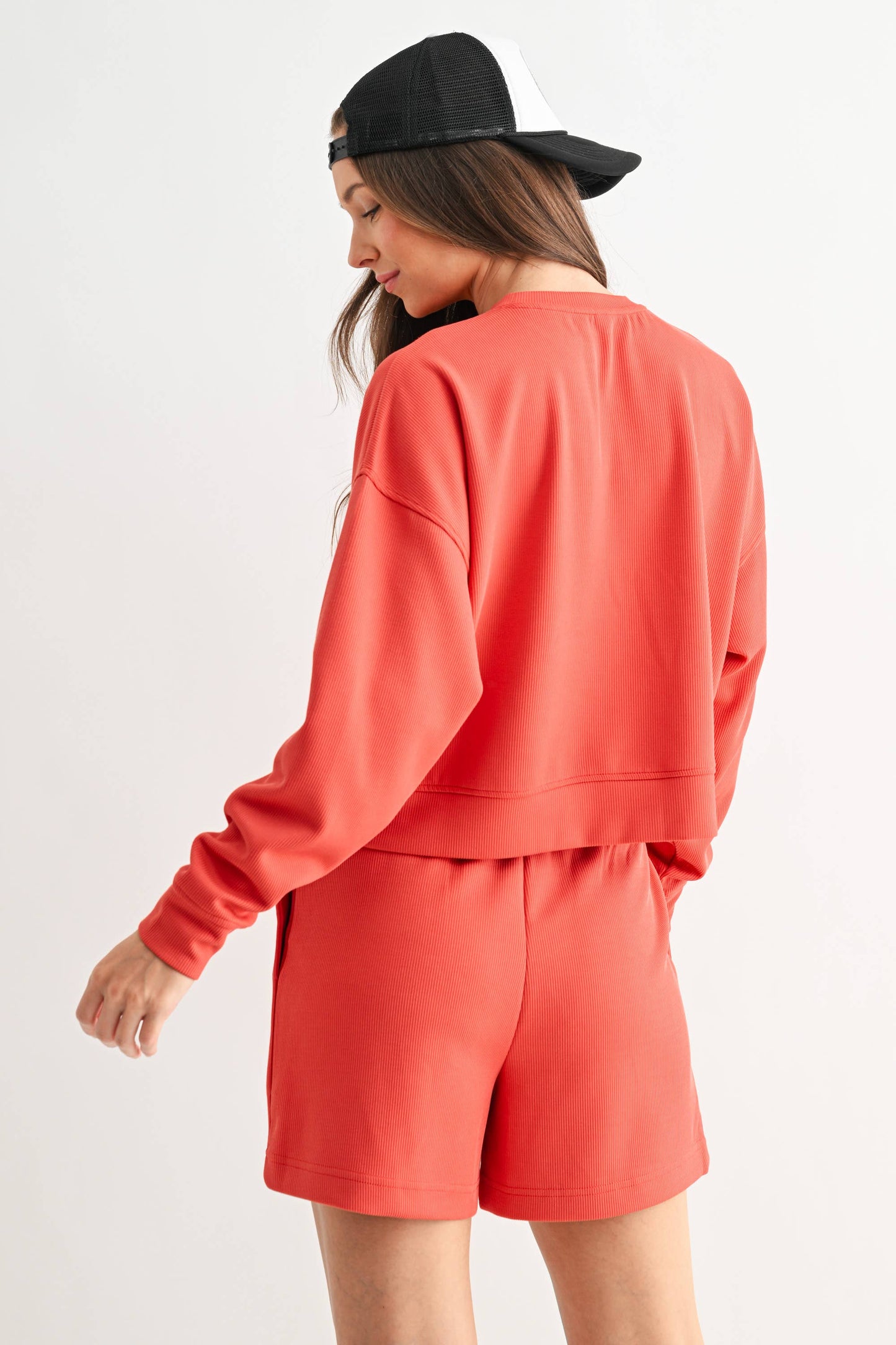 Luxe Sand Wash Rib Sweater