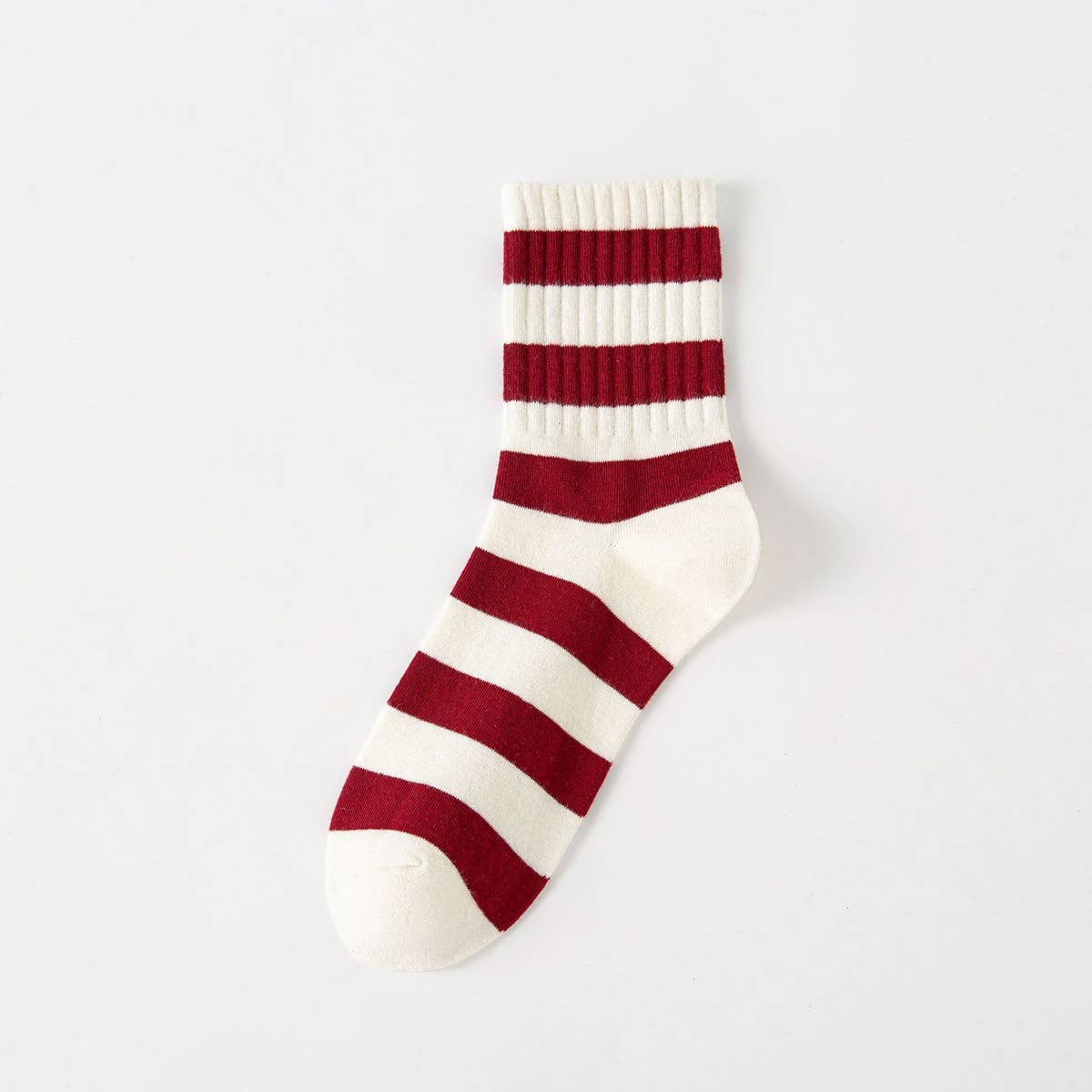 Red Bow Cotton Crew Socks